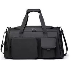 Genetic Gym Sports Shoulder Crossbody Bag Wet Dry Separation Short Trip Travel Handbag Independent Shoes Compartment Fitness Bag