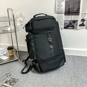 2in1 Duffel Bag/Backpack Travel Bag Gym Bag - Black