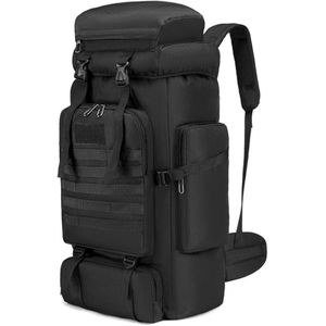 Xim 80L Hiking Backpack, Outdoor Camping Backpack- Multi color