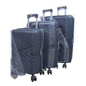 A 3 In 1 Suitcase Pure Material And Strong Double Zipper Light Weight 8-Wheel Spinner Extremely For Functions And Traveling