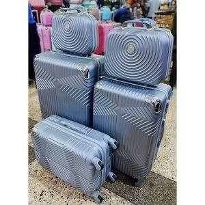 A 4 In 1 Suitcase Pure Clothe It's Strong Material It's Has 4-wheel Spinner Extremely Fabric Softener