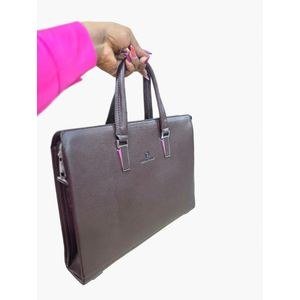 Elegant Brown Laptop Briefcase / Business Handbag