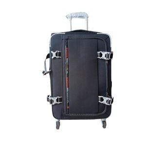 Dfavors A Large Size Suitcase It's Pure Black It Has Multiple Colours It's 4-wheel Spinner It's Strong Material