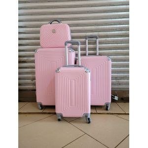 Coura A Four Piece Suitcase It Is Light Foldable 4 Wheels Water Proof