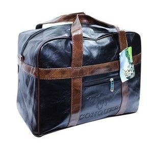 Conqueror Travel Bag - Black,Brown - Medium