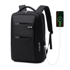 Wiersoon Backpack Laptop Daily Work Business Backpack Men School back pack mochila Men’s Backpack Female- Black