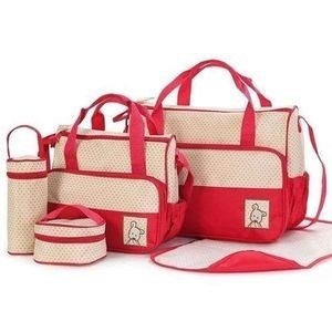 Dotted Baby Bag- Red