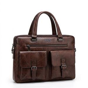 Jeep laptop briefcase bag with a distinctive vintage finish.