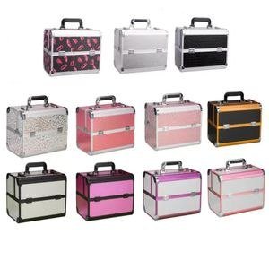 1pc Aluminum makeup boxes/ cosmetic kits