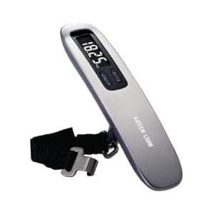 Green Lion Digital Luggage Scale, / Portable Handheld Suitcase Scale with Tare Function, Digital , and Auto Shut-Off for Travel - Silver