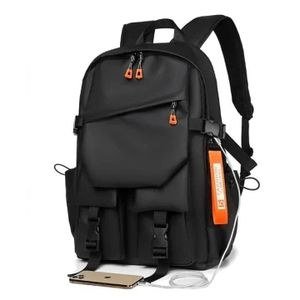 Genetic Men's Backpack 15.6 Laptop Backpack High-capaCitys Travel Bag Fashion School Backpacks for Men (Black)