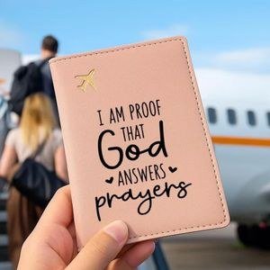 My Passport Christian Inspirational Passport Cover -Pink