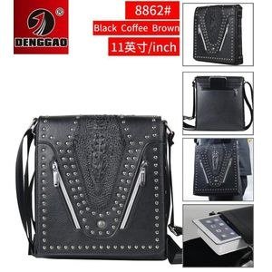 DENGGAO Shoulder Bag Men's Crossbody Manbag Messenger Casual Handbags Side Satchel Sling Travel Flight Bags Cross Sport Bags for Men Working