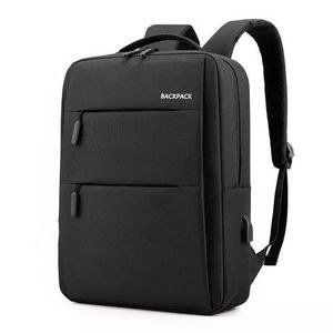 Osaka Japan Anti theft Smart Laptop Back bag with USB Charging port - black