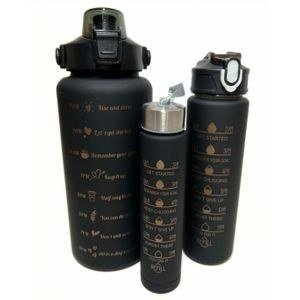 3in1 Extra Large Water Bottle Set