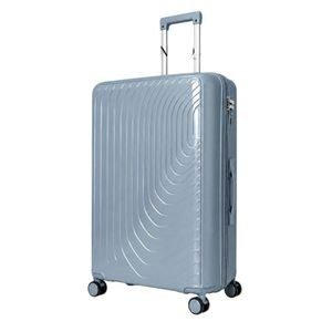 Expandable Geometric Luggage Sets Hardside Suitcase Carry-on Code Lock Travel Trolley Suitcase Sets- Multicolor