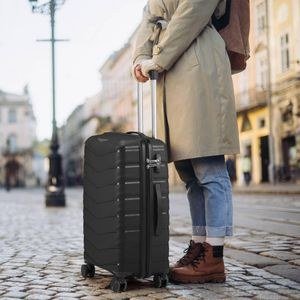 1 Piece Of Luggage Set, PP Hard Shell Suitcase with Spinner Wheels & TSA Lock, Lightweight Carry on Suitcase Set Carry-on Checked Bag.