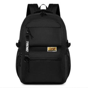 Multifunctional Daily Travel School Bag- Black