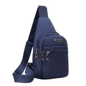 Small Sling Bag Crossbody Chest Shoulder Messenger Waist Sling Purse Strap Travel Bag Travel Carry Backpack For Men Women Boys With Earphone – Multicolor