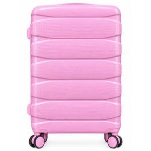 Prosperity baby pink medium suitcase