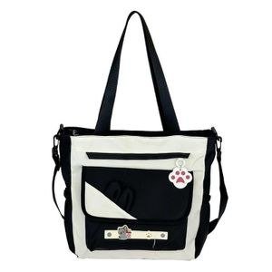 Large Tote Bag with Crossbody Strap for Women Cute Messenger Bag Kawaii Crossbody Purse