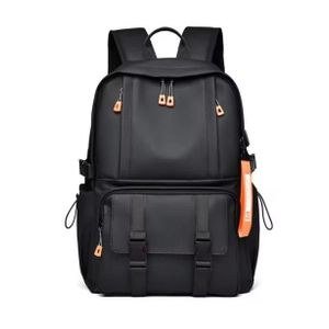 Laptop Backpack, with USB Charging Port - Black