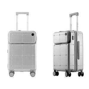 2pc Multifunctional PC Luggage Fashion Boarding Suitecase