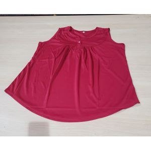 Berrykey New European And American Stitching Round Neck Ladies Dress-Red