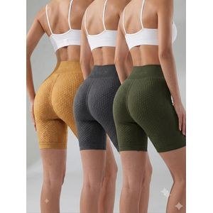 Women's Plain Bikers(3-pack)-Multicolor