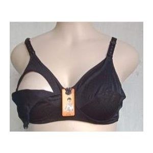 UNIQUE Ladies Maternity Nursing/ Breastfeeding Bra - Black