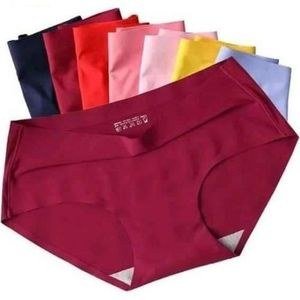 Ice Seamless Comfy Panties,5 Pcs - Assorted Color