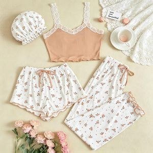 4Piece Ladies Pyjama Set