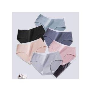 Seamless Ladies Panties 6Pcs - Color May Vary