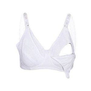 Breast Feeding Bra - White