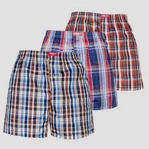 3 Pack Men’s Boxers, & Checkered Underwear (Multi-Color)