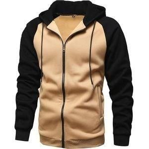 Men's Hoodie Casual Hooded Sweatshirts Full Zip Jacket With Pocket