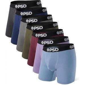 Fashion Express 6 PSD Pack Men's Boxer Briefs Ultra -spandex construction, moisture-wicking technology, and an contour pouch Underwear Multipack