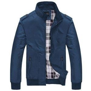 Berrykey Mens Thick Bomber Lightweight Jackets Autumn Blazer Winter Windbreaker Coats Blue