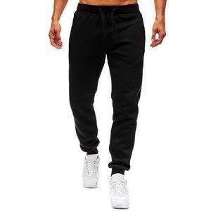 Berrykey Mens Trousers Casual Trendy Sport Pants Combat Jogger Chinos - Black
