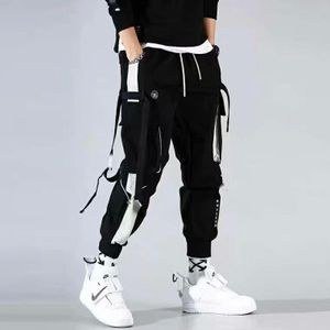 Hip Hop Cargo Pants Men Streetwear Sweatpants Male Casual Trousers Pants