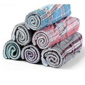 6 Pack Of Men's Checkered Boxers - Multi-color.
