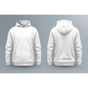 Unisex Hoodie Jumper - WHite.