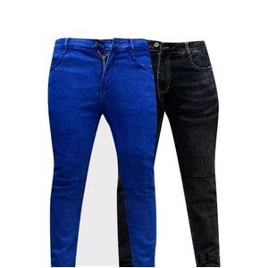 2Pieces Of Mens Designer Jeans - Blue, Black