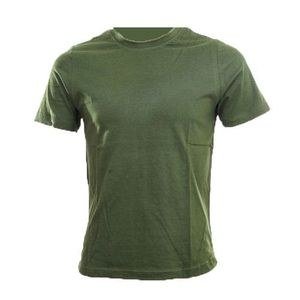 Men's Round Neck T-shirt - Army Green