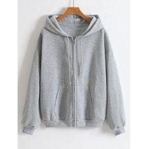 Unisex Casual Hoodie - Grey