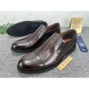 Men’s Slip-On Formal Dress Shoes – Brown