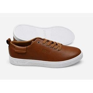 Classic Lace-Up Casual Sneakers with Cushioned Sole – Brown