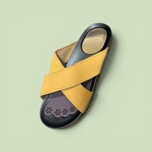 Men's L Outdoor Open/Pushin flat Shoes -Brown/Black