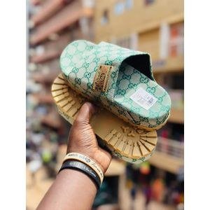 Inspired Platform Slide Sandals, Multicolor