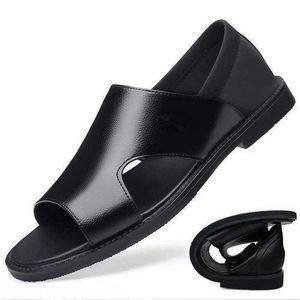 Men's Palm Sandals Shoes Soft Sole Casual Black